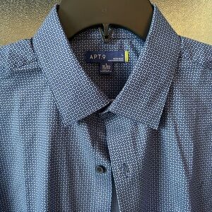 Apt. 9 Blue Casual Button Down Shirt